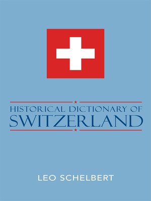 cover image of Historical Dictionary of Switzerland
